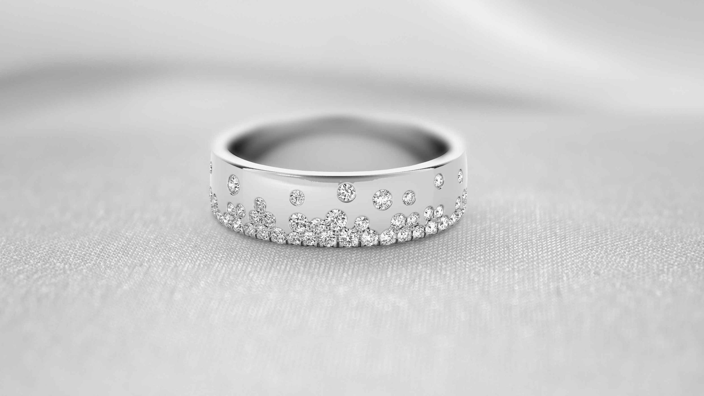 The Jordan Diamond Scatter Band Rings - Lisa Robin