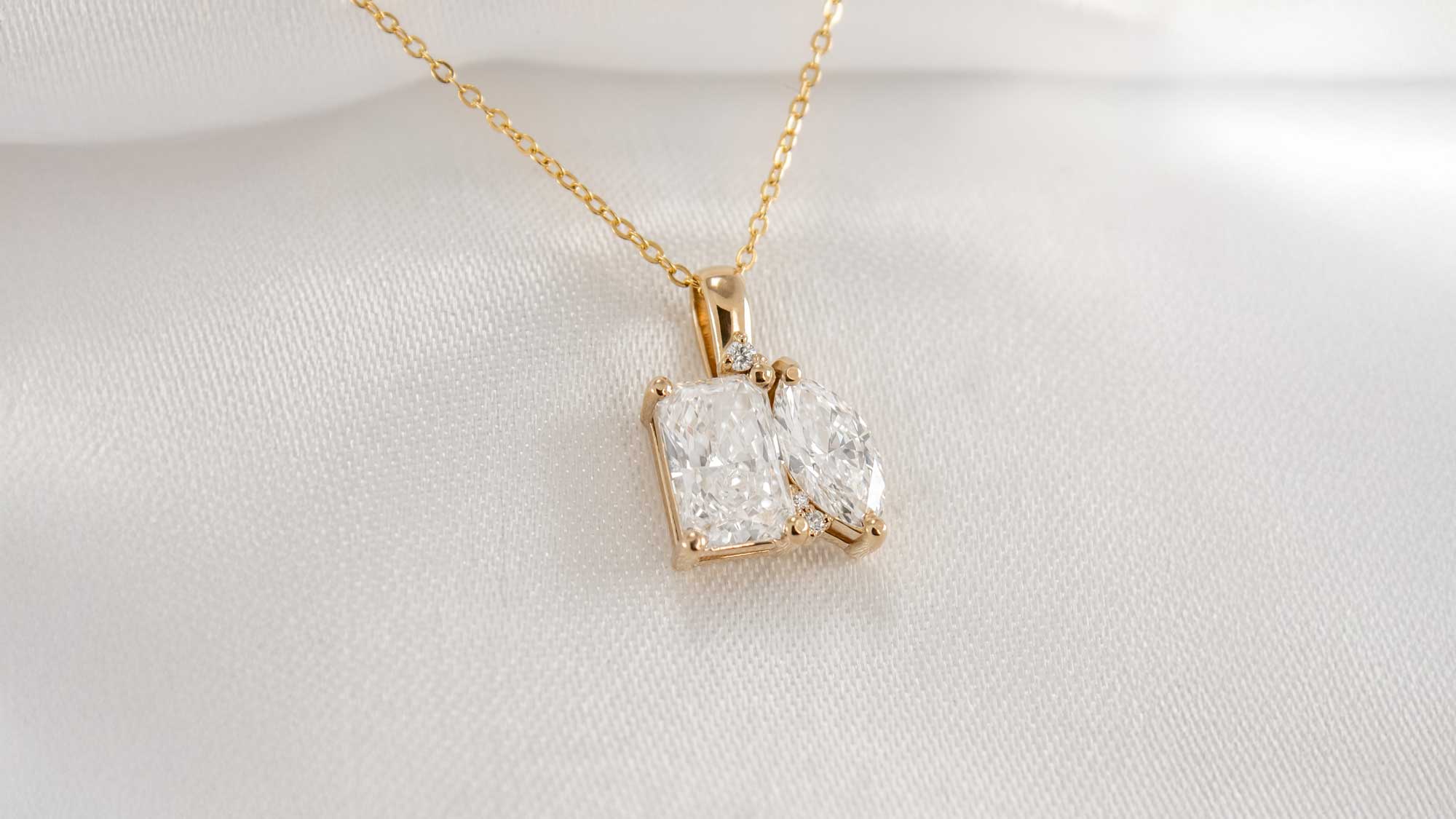 Lyric Diamond Cluster Necklace | Lisa Robin