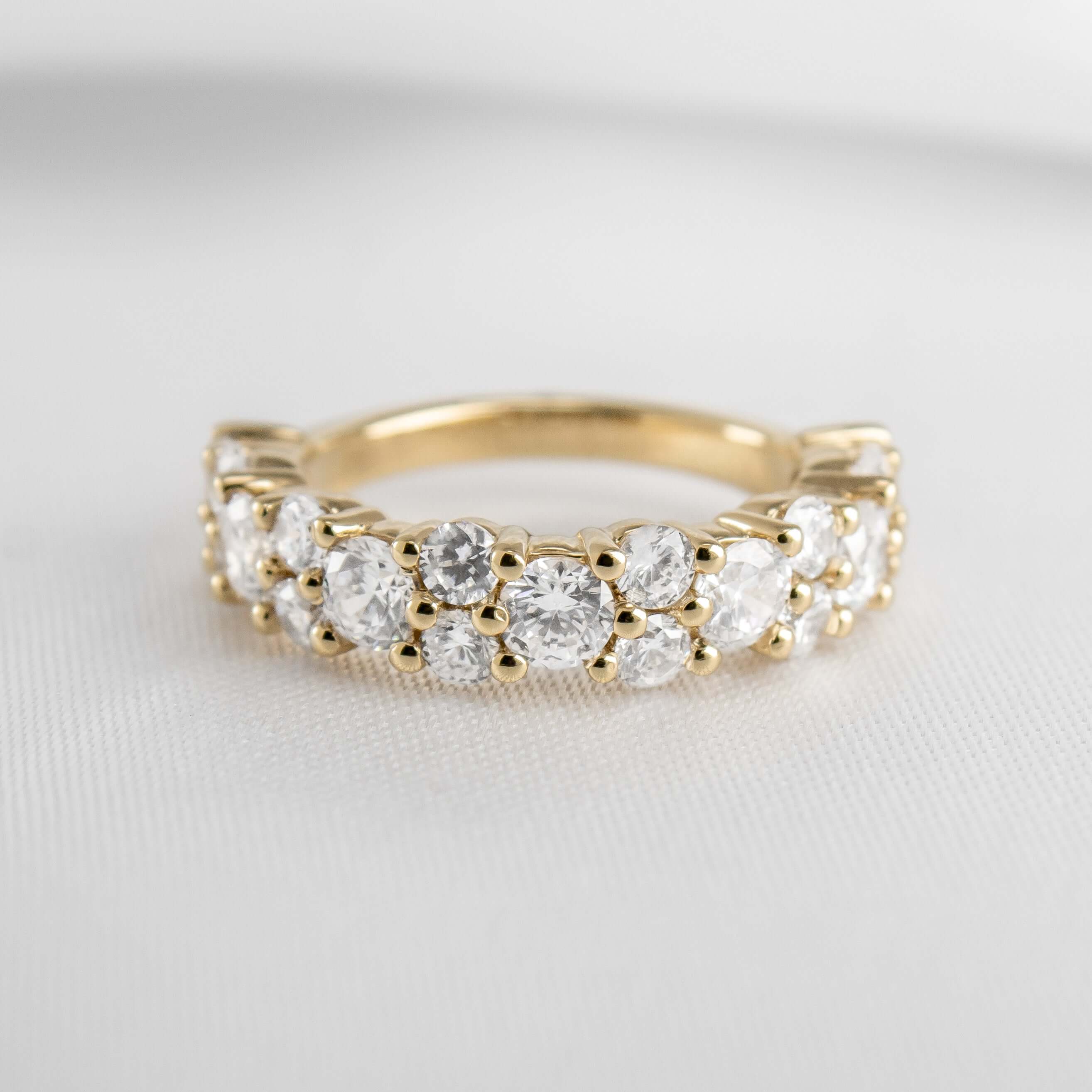 The Channing Diamond Wedding Ring | Lisa Robin#color_14k-yellow-gold