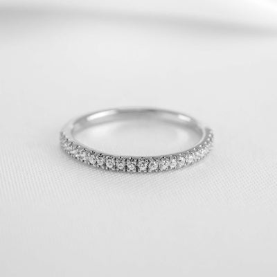The Ellen Diamond Wedding Ring - Lisa Robin#color_10k-white-gold