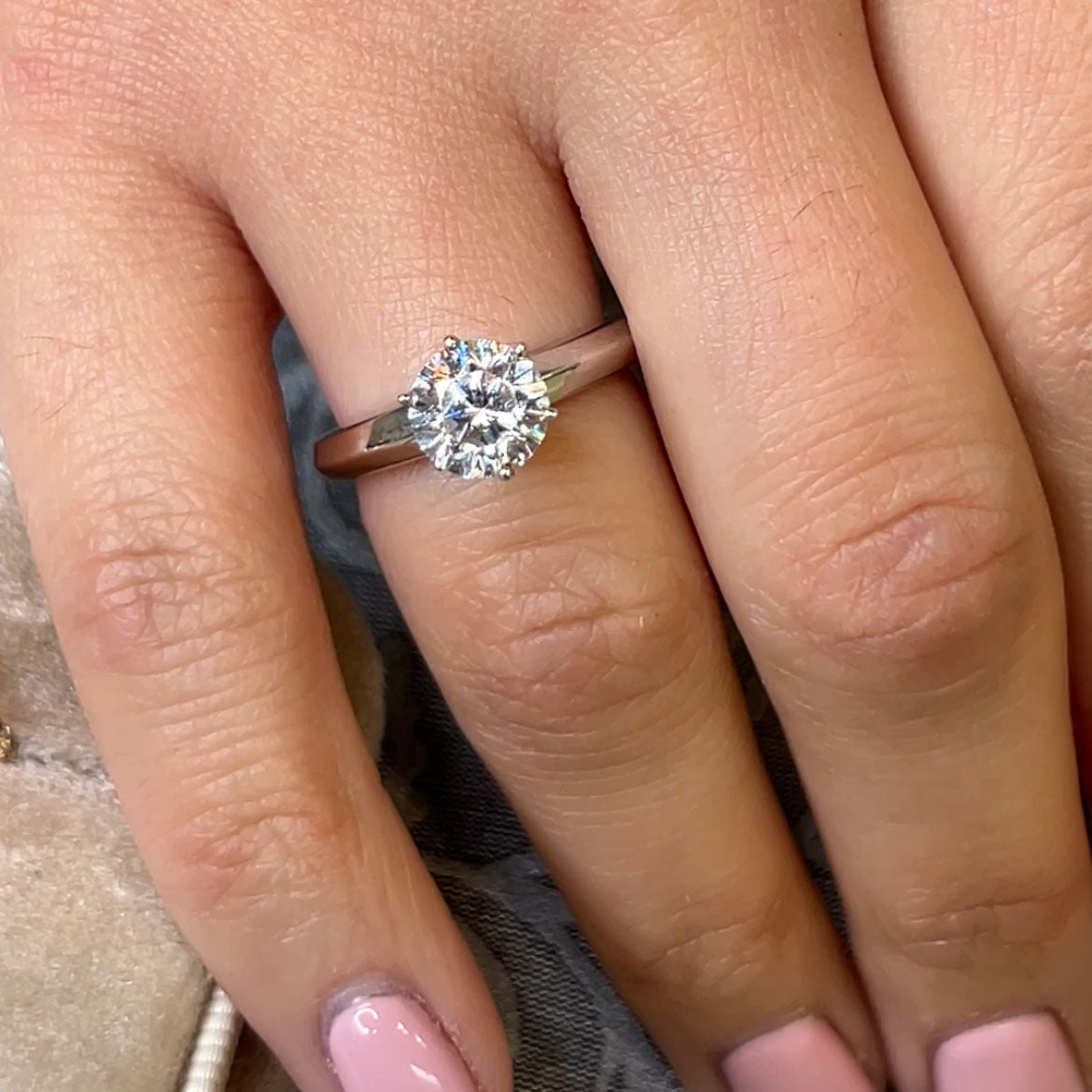 The Katharine Solitaire Engagement Ring