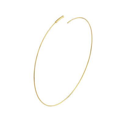 Shown in 75mm * Endless 14K Gold Hoops#size_75mm