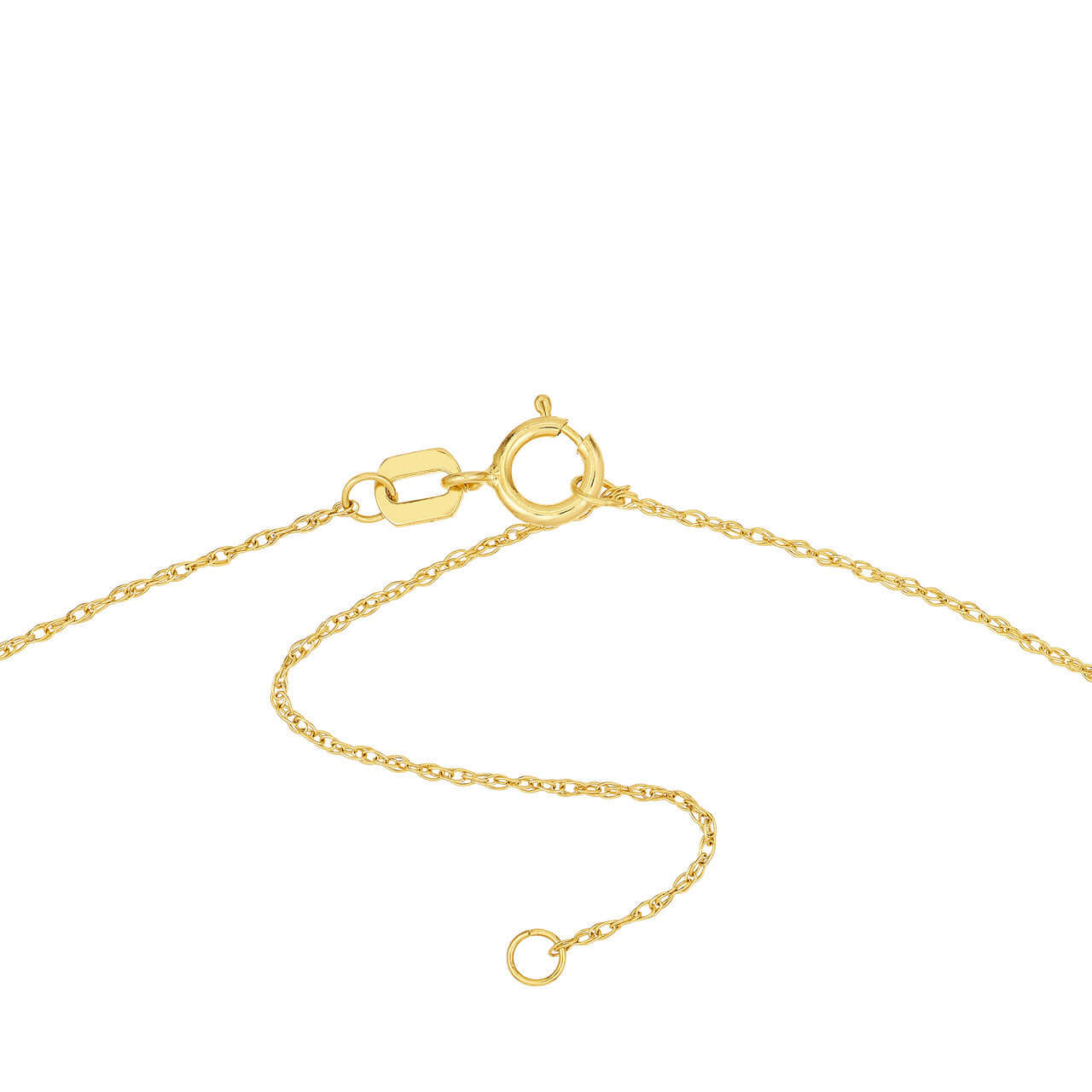 Gold Disc Cut Out ECG Heartbeat Necklace Lisa Robin