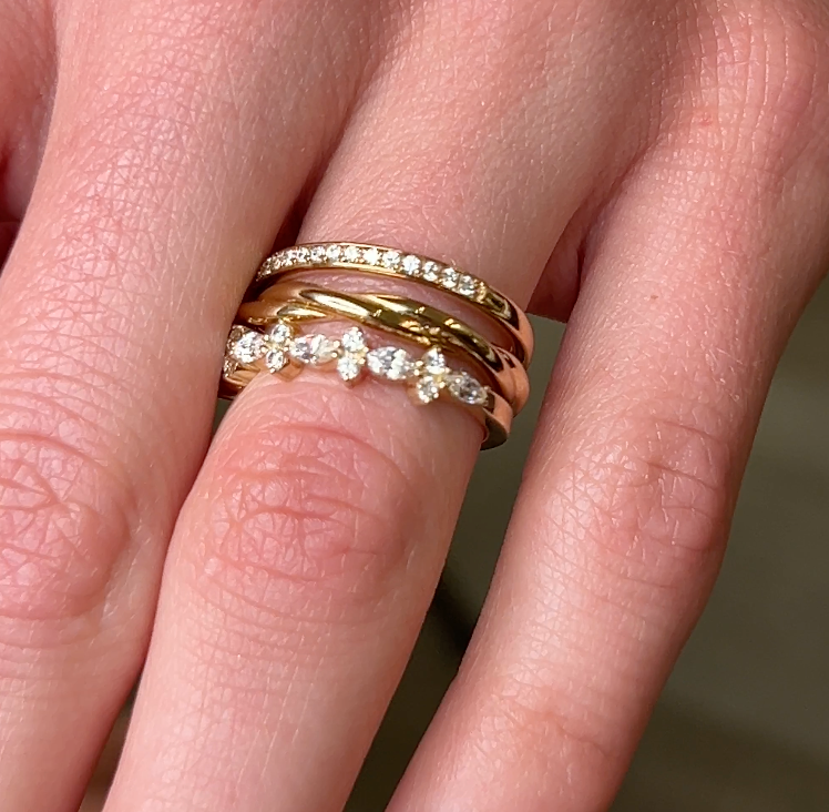 The Tara Marquise Diamond Wedding Ring