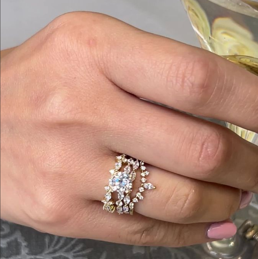 The Finley Marquise Diamond Wedding Ring