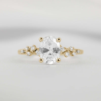 Shown in 1.8 carat * The Polaris Diamond Engagement Ring - Lisa Robin#shape_oval