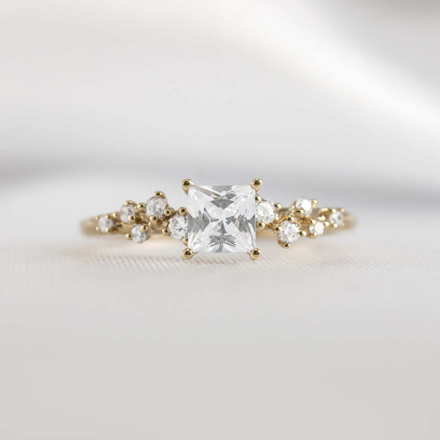 Shown in 1.0 carat * The Polaris Diamond Engagement Ring - Lisa Robin#shape_princess