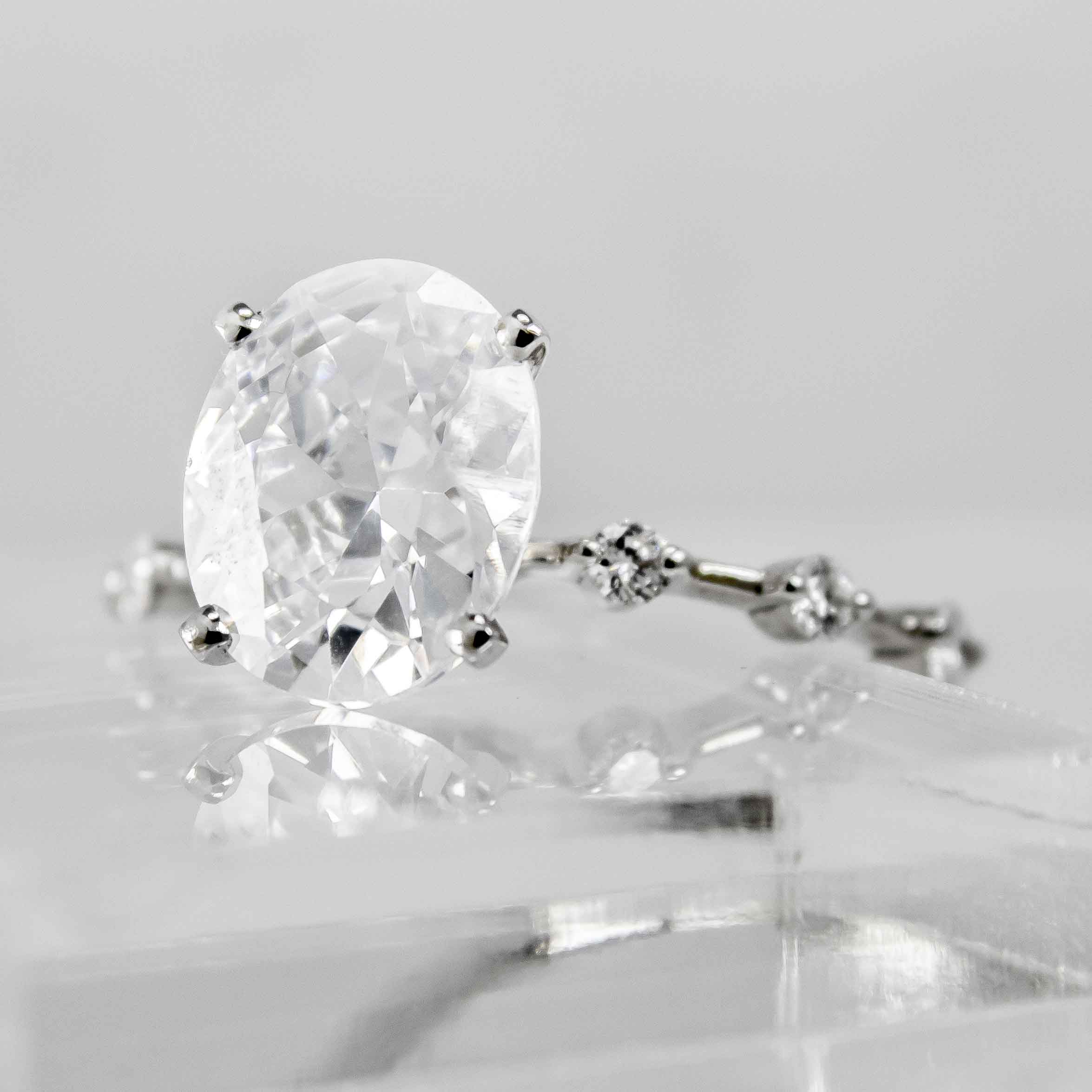 The Portia Distance Diamond Engagement Ring