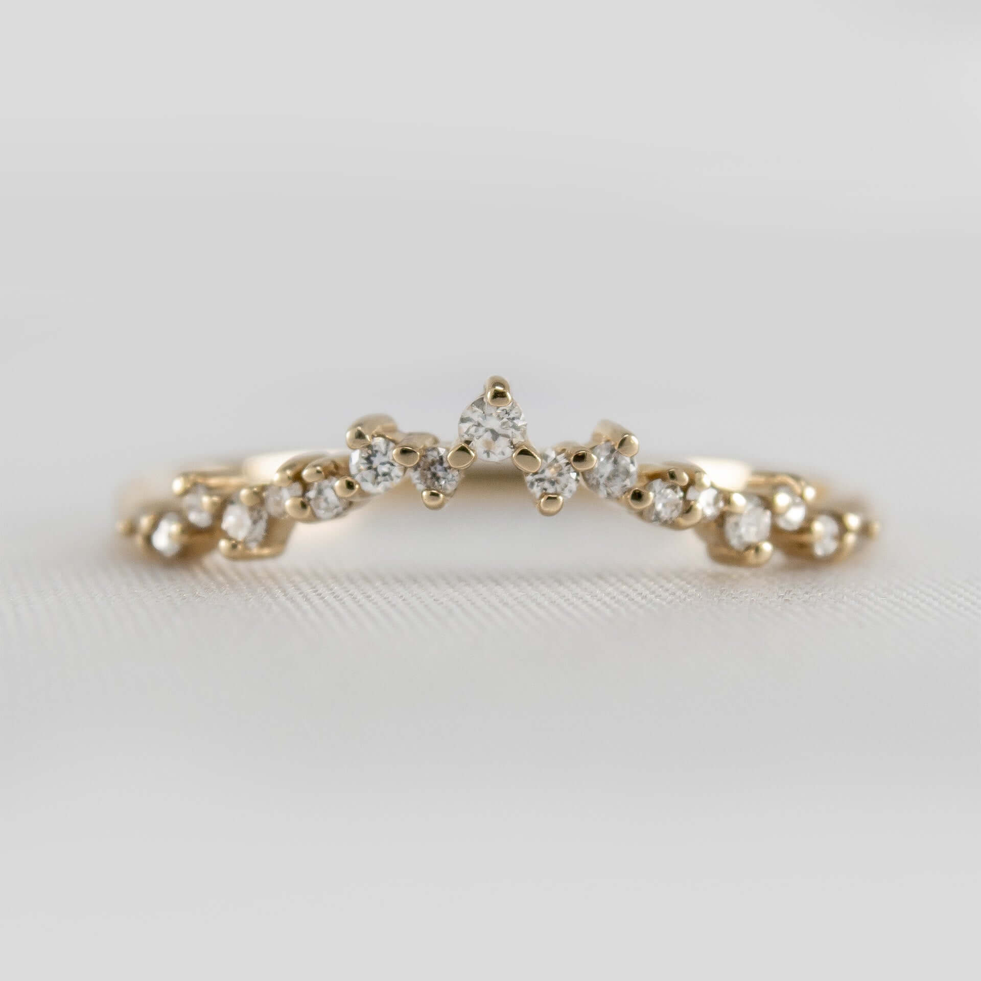 The Twilight Diamond Chevron Wedding Ring Media | Lisa Robin#color_14k-yellow-gold