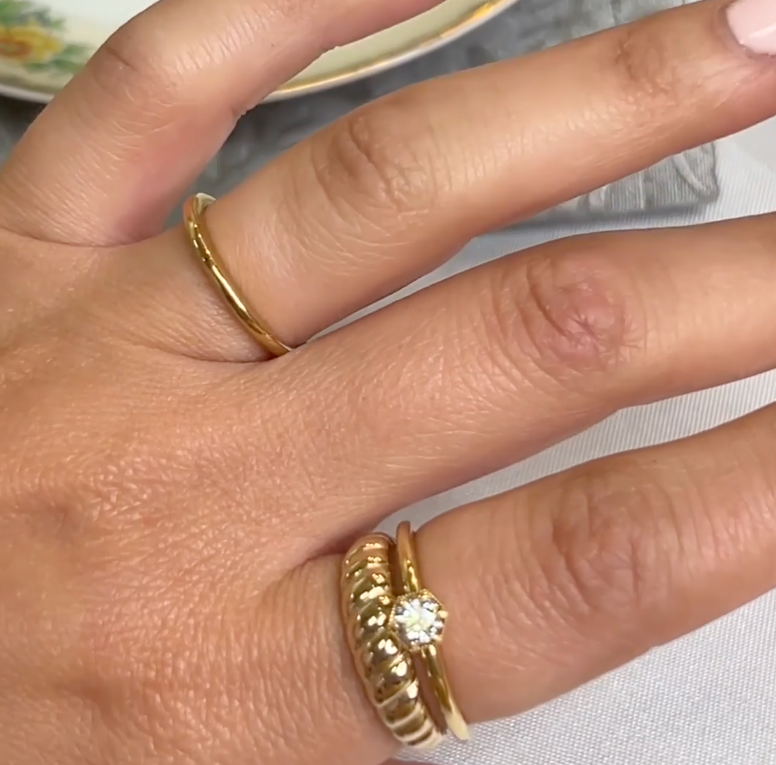 The Jamie Dome Wedding Ring