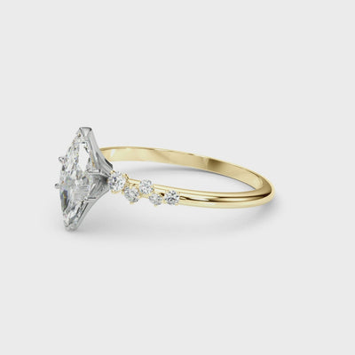 Shown in 1.0 carat * The Polaris Diamond Engagement Ring | Lisa Robin#shape_marquise