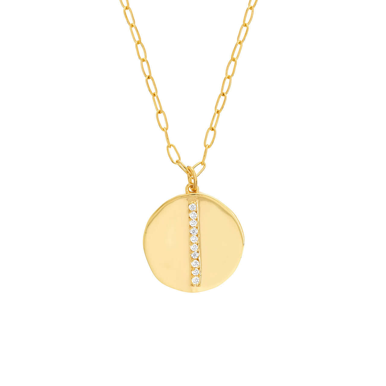 Gold Diamond Medallion Necklace | Lisa Robin