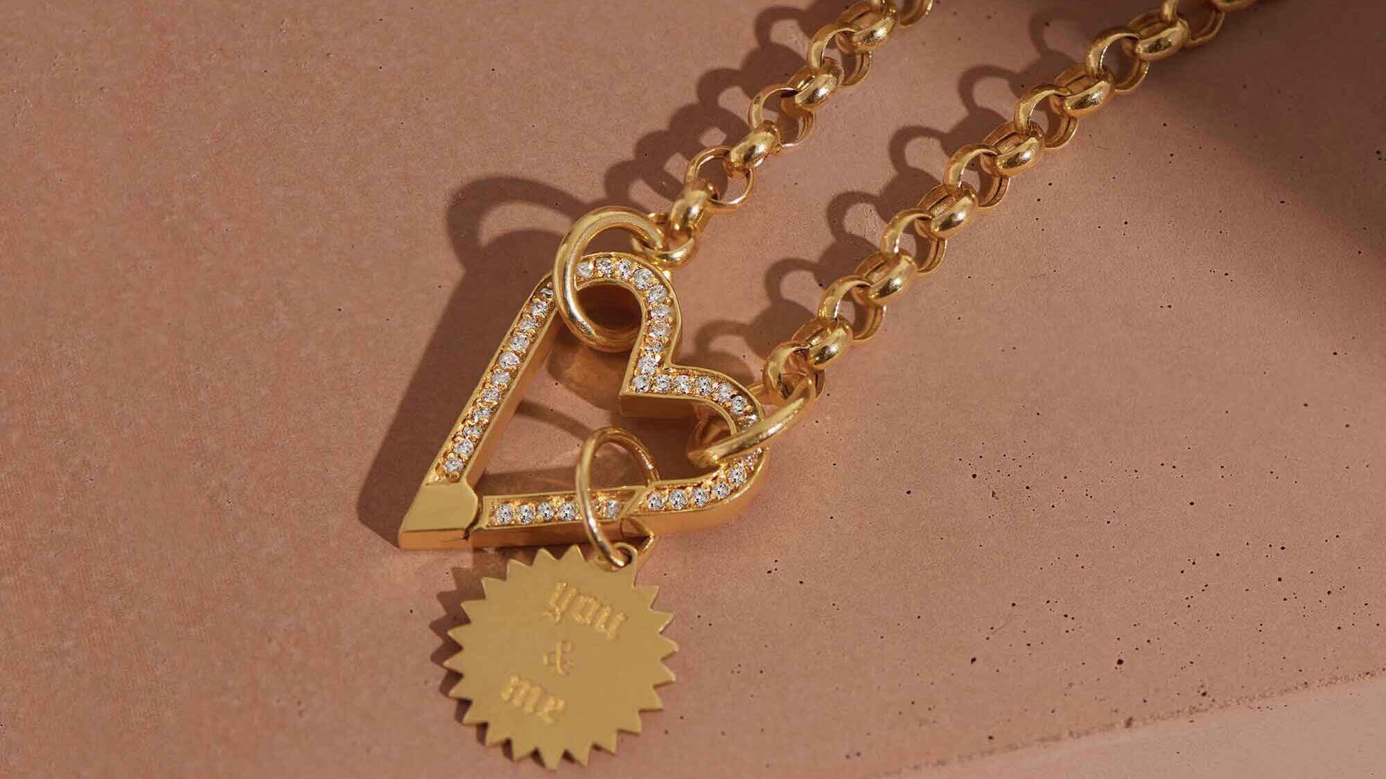 Gold Diamond Necklaces | LISA ROBIN