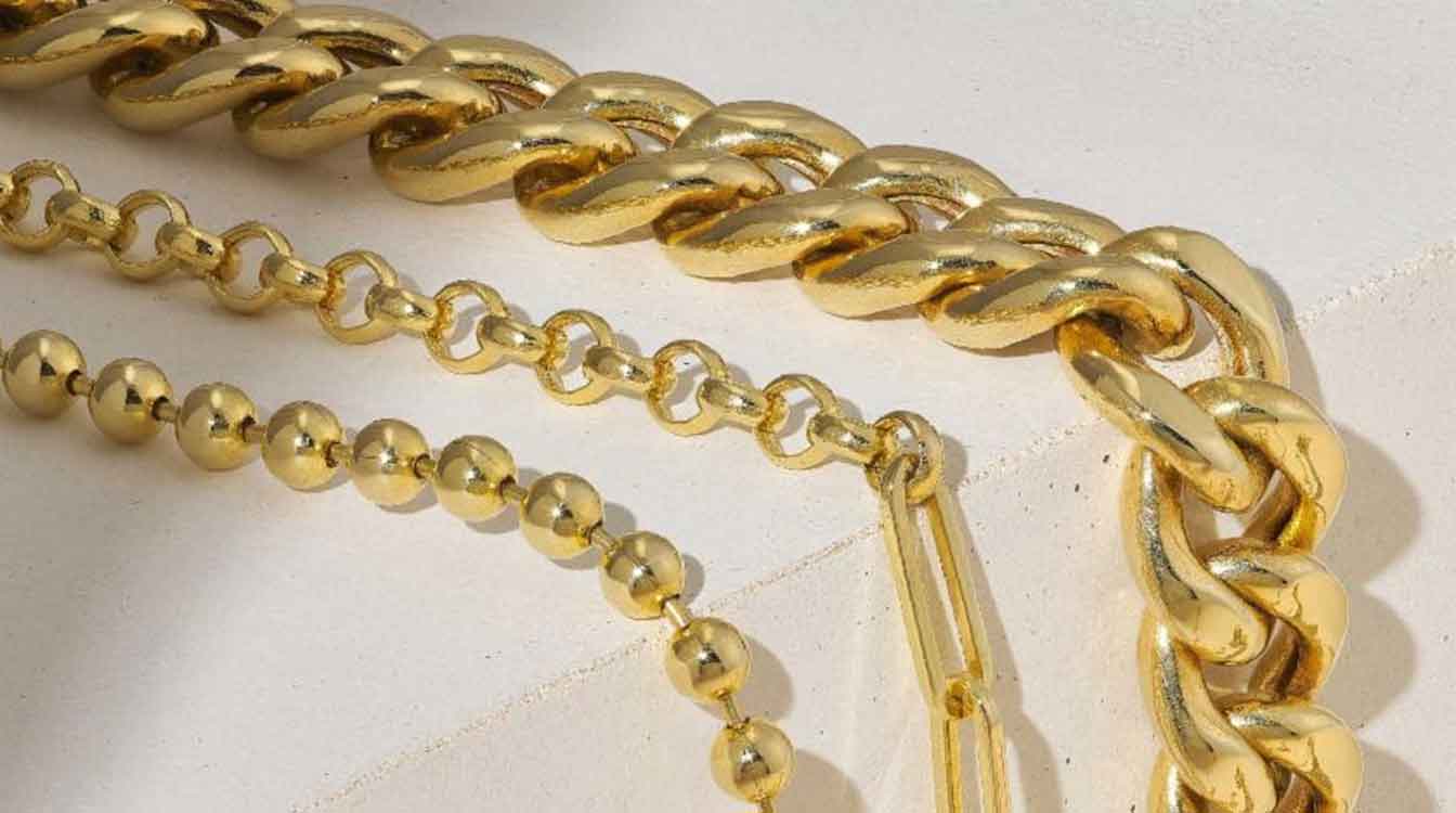 Chain-link Necklaces and Jewelry in Gold | Lisa Robin