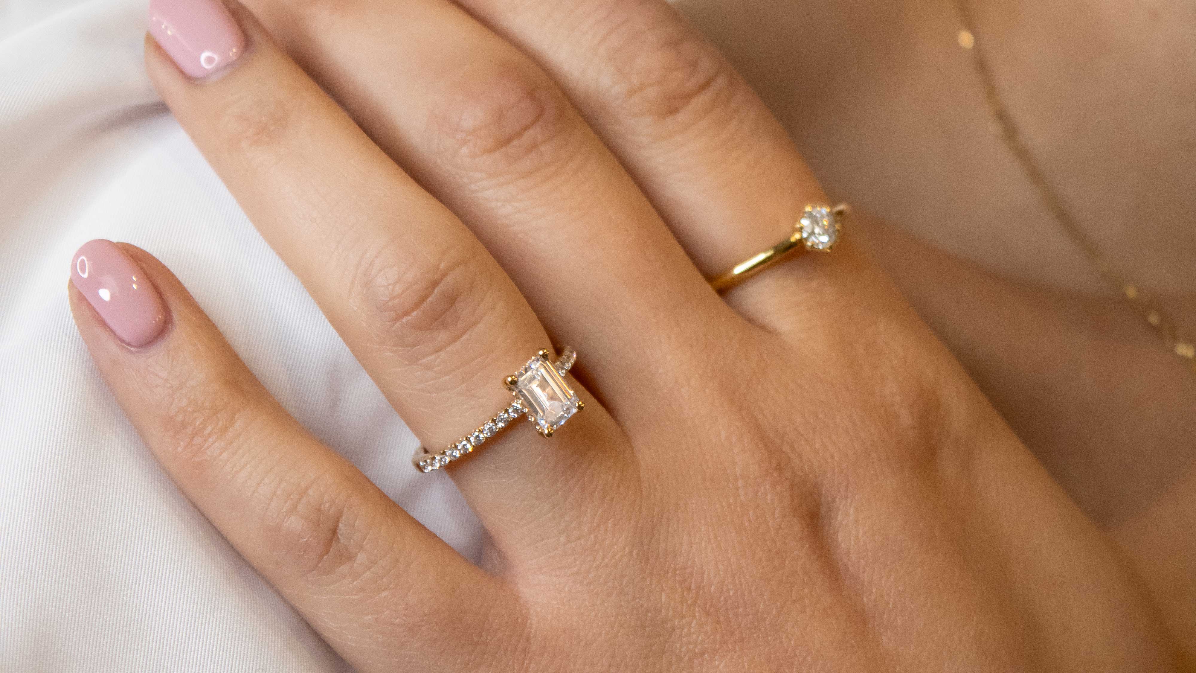 Side Diamond Engagement Rings