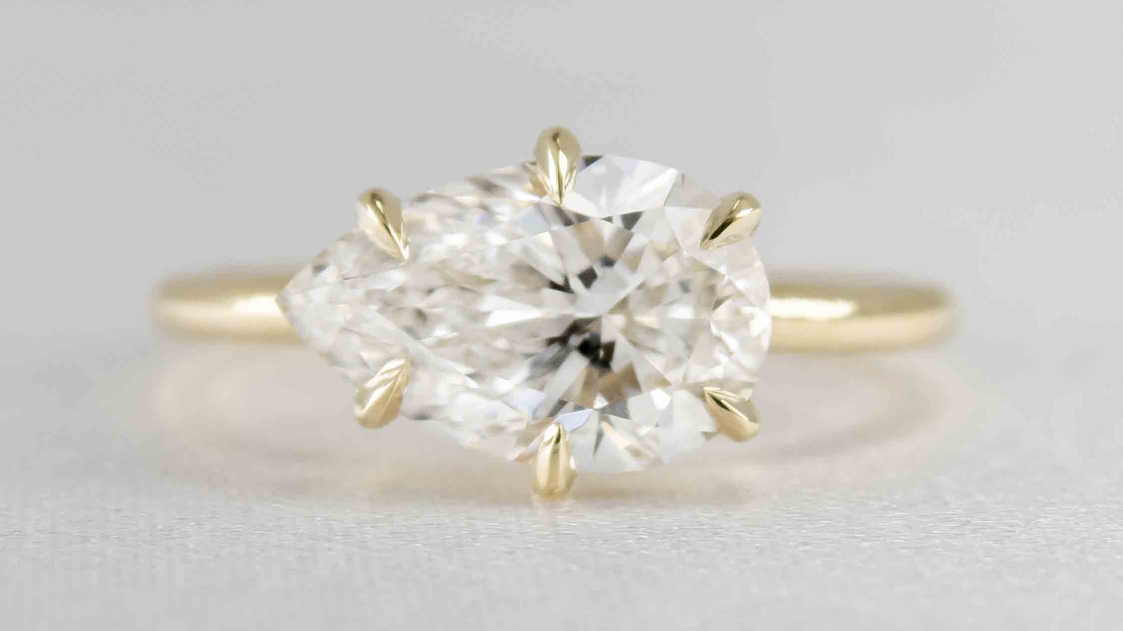 Pear Cut Diamond Engagement Rings - Lisa Robin