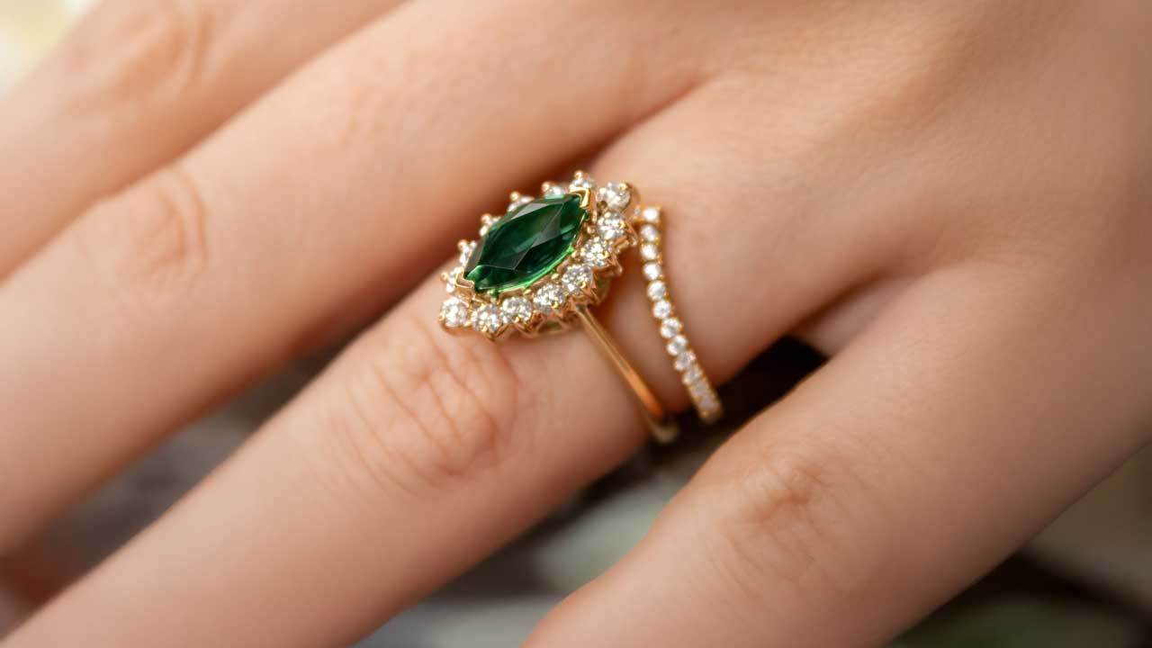 Curved Wedding Rings