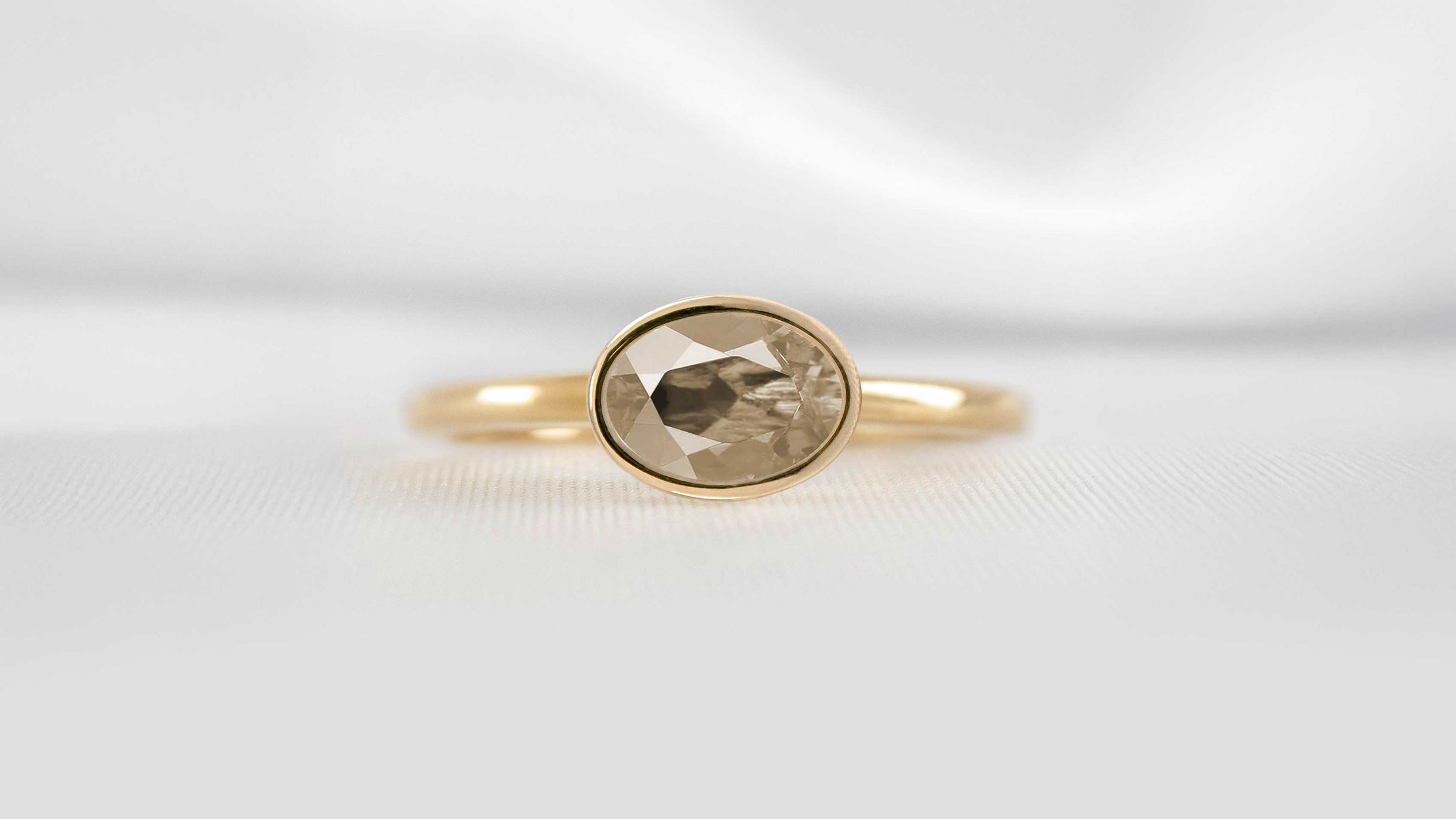 Champagne and Brown Engagement Rings | Lisa Robin