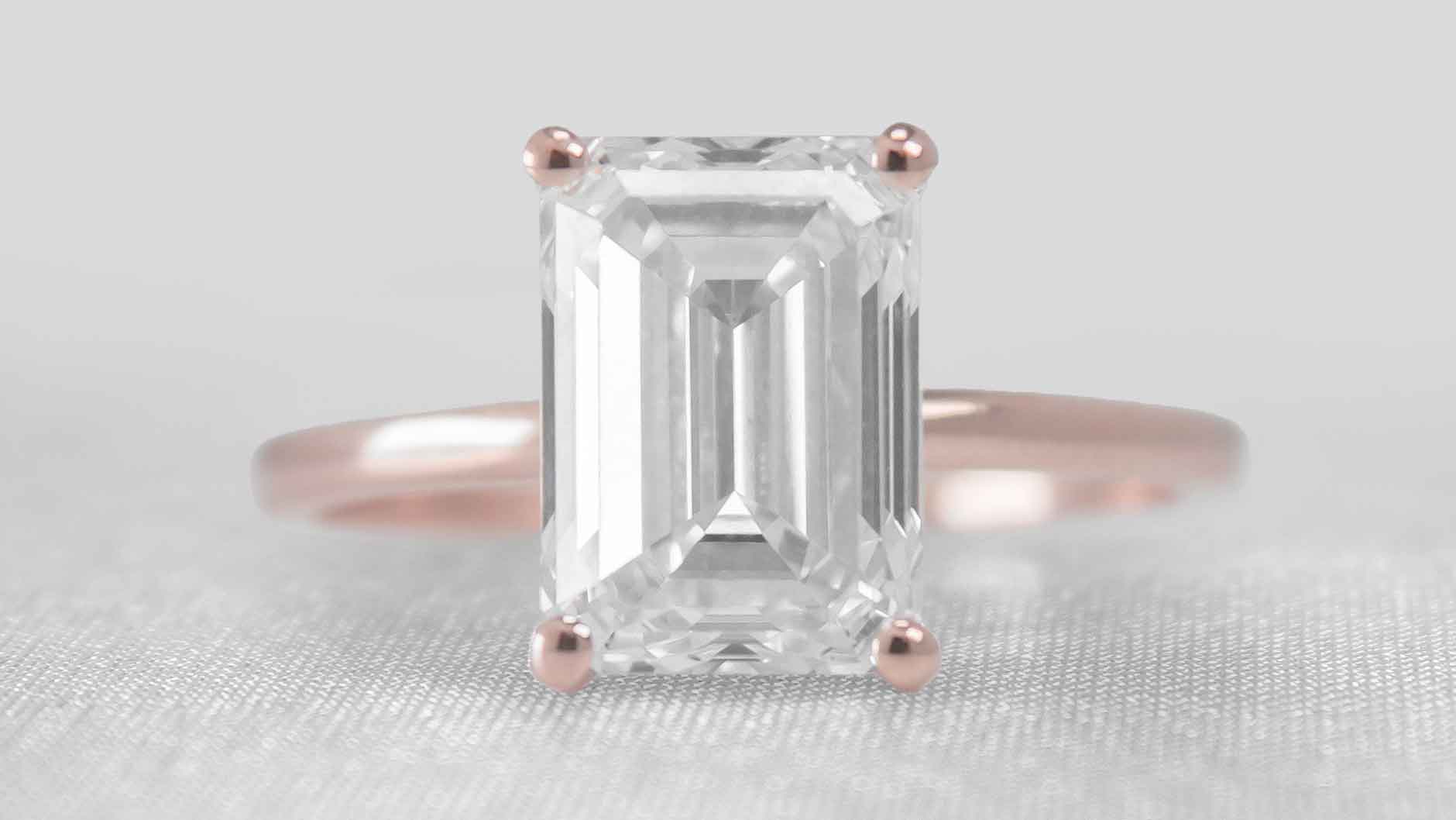 Emerald Cut Engagement Rings - Lisa Robin