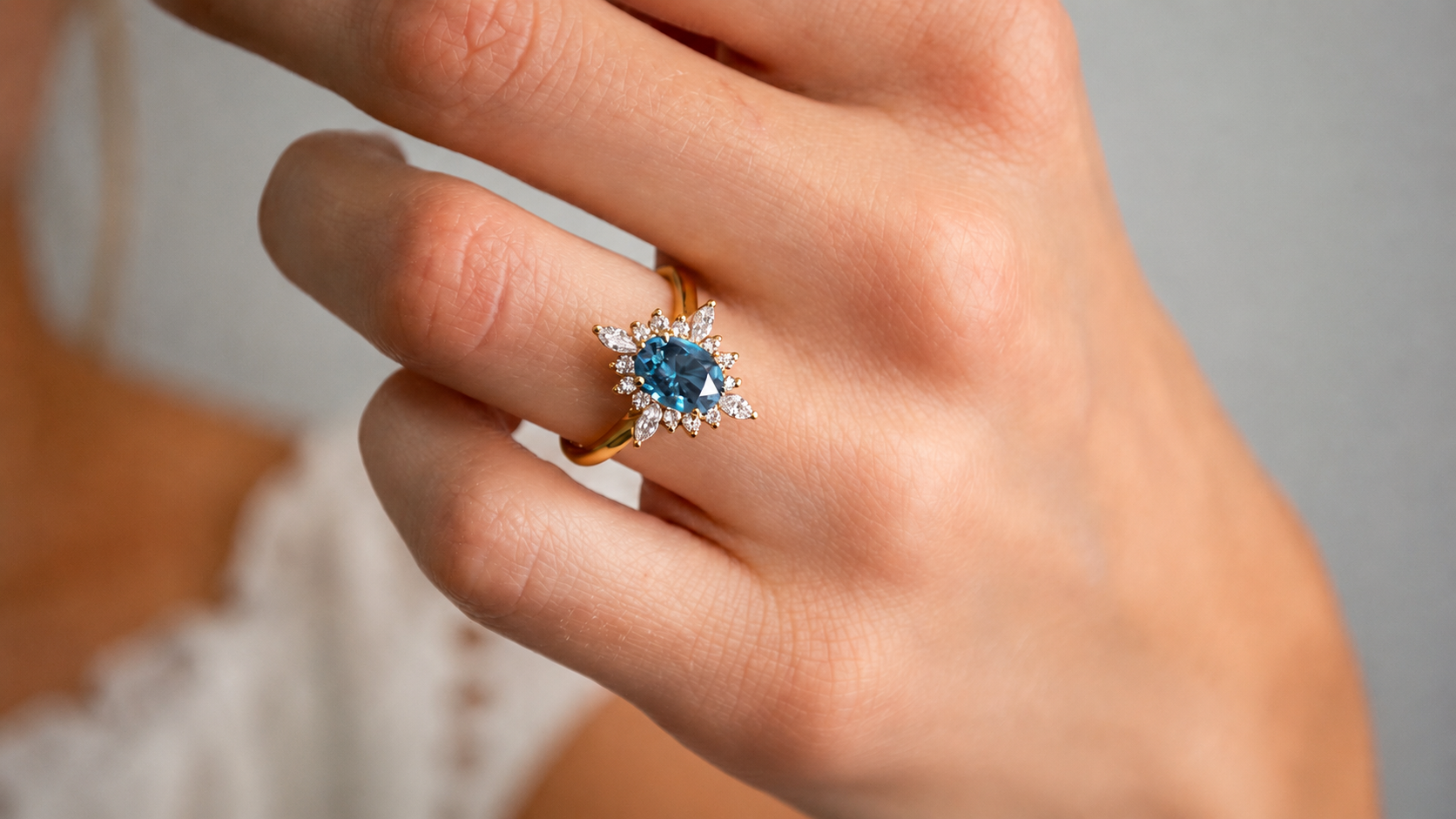 Blue Diamond Engagement Rings