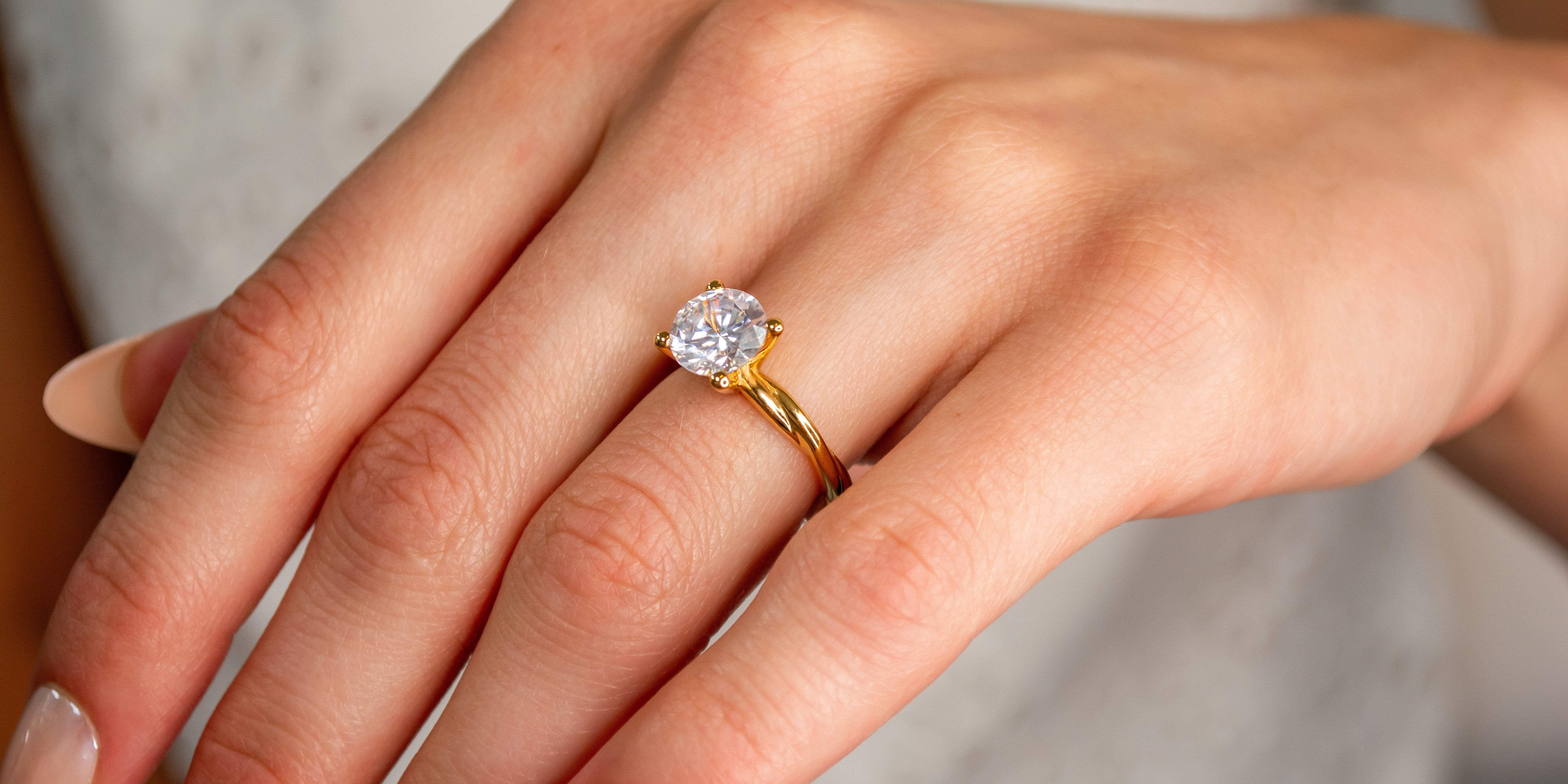 Twist Engagement Rings