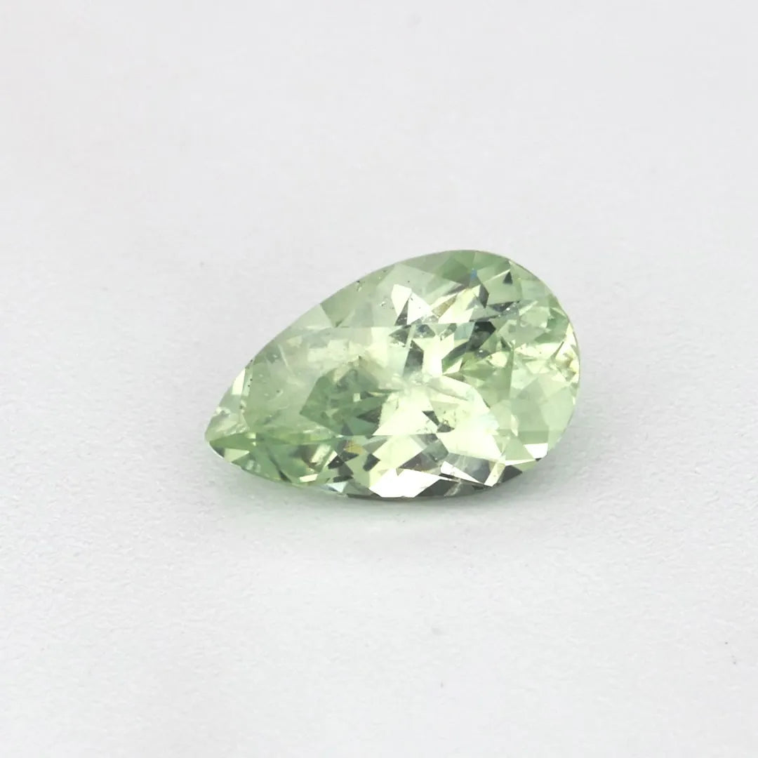 0.25ct Pear Natural Sapphire (Colour Green, Clarity Eye Clean, Cut Faceted)