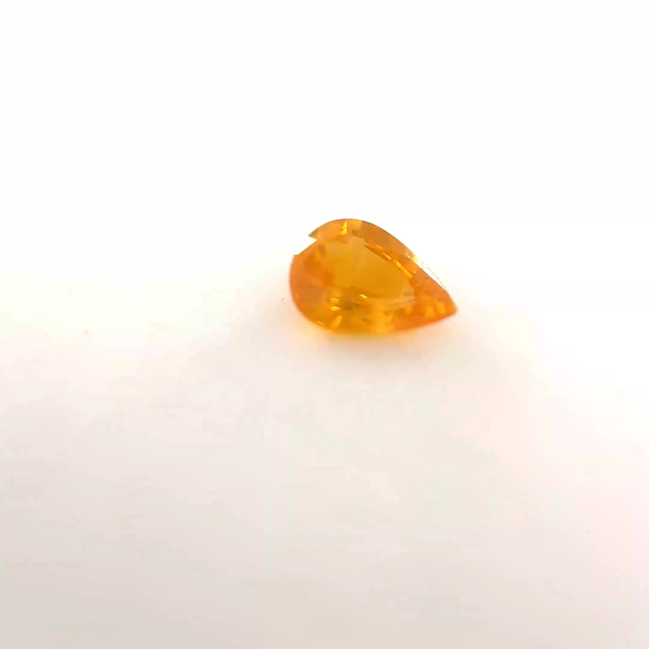 0.36ct Pear Natural Sapphire (Colour Yellow, Clarity Eye Clean, Cut Faceted)