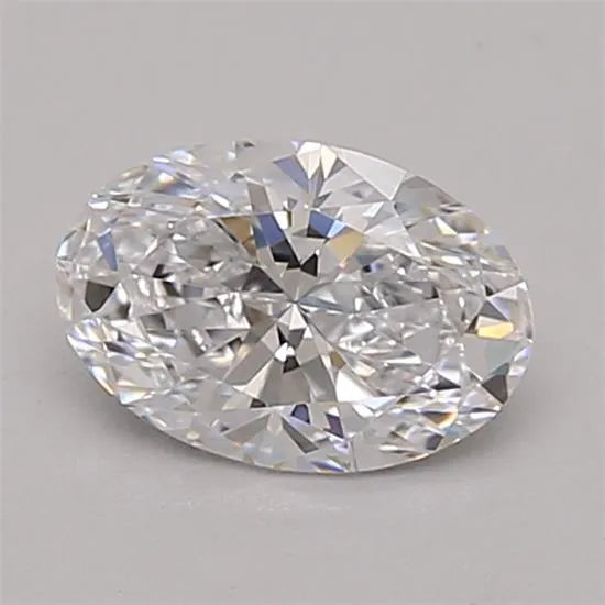 0.66ct Oval Lab Grown Diamond (Colour D, Clarity VVS2, Cut EX, IGI Certified)