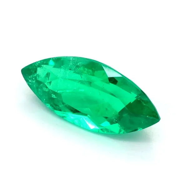 0.95ct Marquise Natural Emerald (Colour Green, Clarity Slightly Included, Cut Faceted)