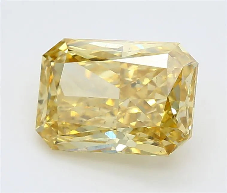 0.96ct Radiant Lab Grown Diamond (Colour Fancy Vivid Yellow, Clarity VS2, IGI Certified)