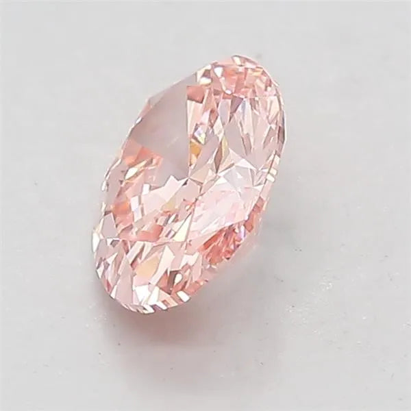 0.98ct Oval Lab Grown Diamond (Colour Fancy Vivid Pink, Clarity VS1, IGI Certified)