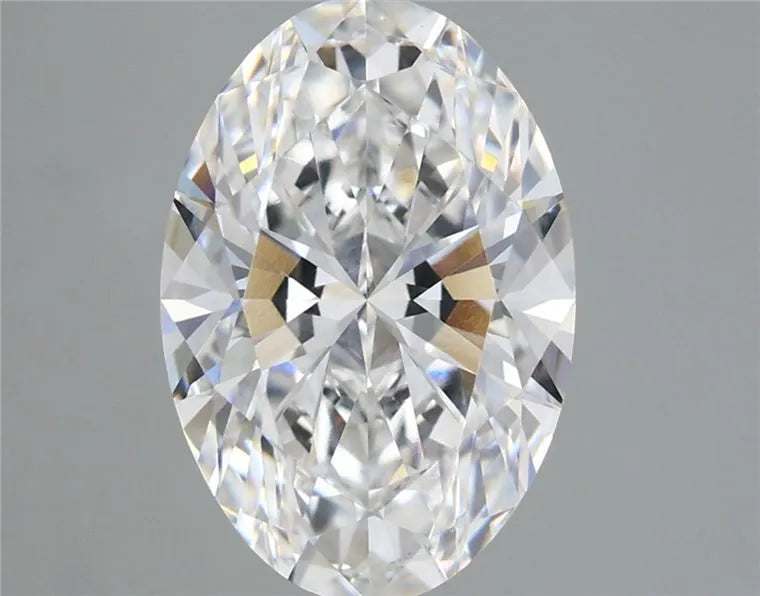 5.07ct Oval Lab Grown Diamond (Colour E, Clarity VVS2, IGI Certified)