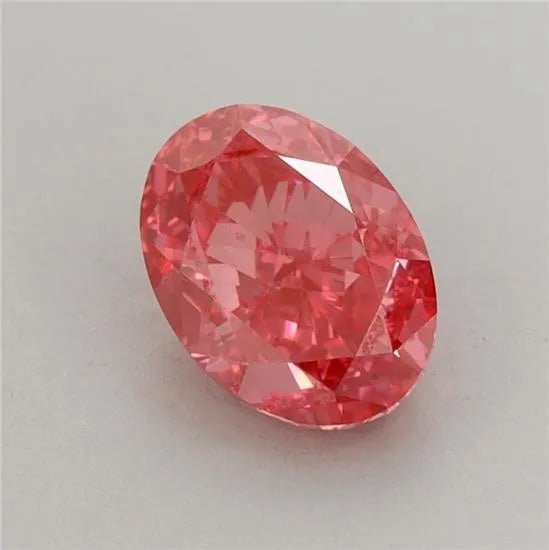 1.58ct Oval Lab Grown Diamond (Colour Fancy Vivid Red, Clarity VVS2, IGI Certified) - Lisa Robin