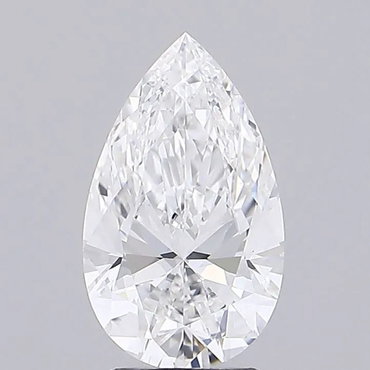 3.01ct Pear Lab Grown Diamond (Colour D, Clarity VVS2, IGI) - Lisa Robin