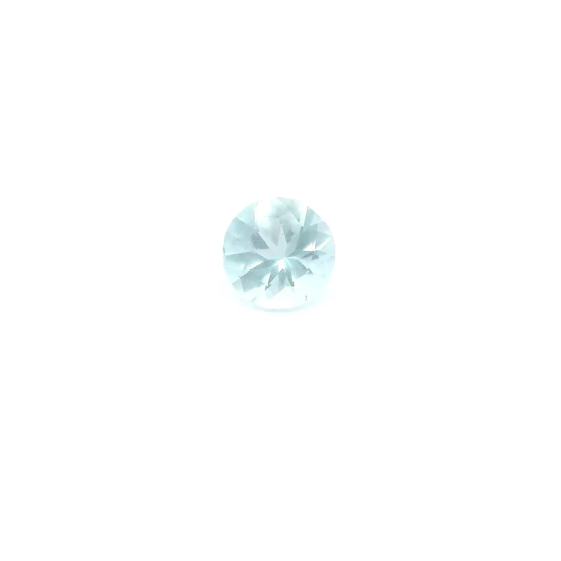 0.39ct Round Natural Aquamarine (Colour Blue, Clarity Eye Clean, Cut Faceted)
