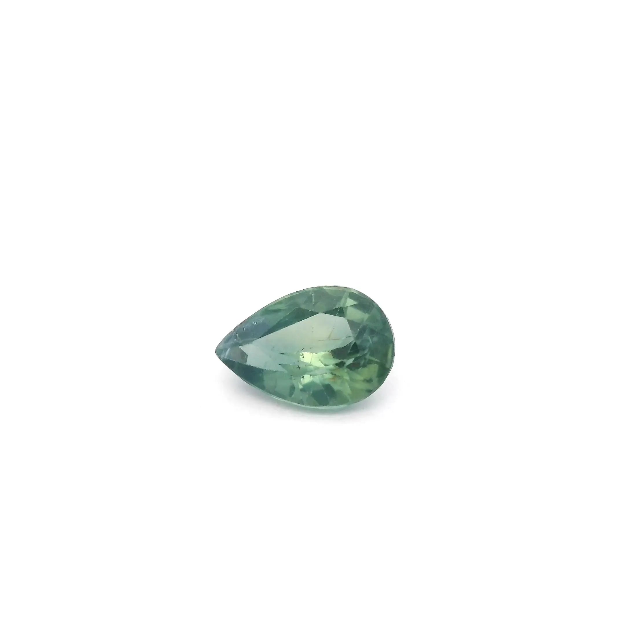 1.01ct Pear Natural Sapphire (Colour Green, Clarity Slightly Included, Cut Faceted)