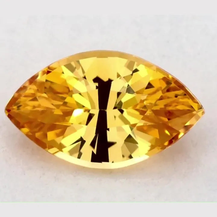 1.06ct Marquise Natural Sapphire (Colour Yellow, Clarity Eye Clean, Cut Faceted)