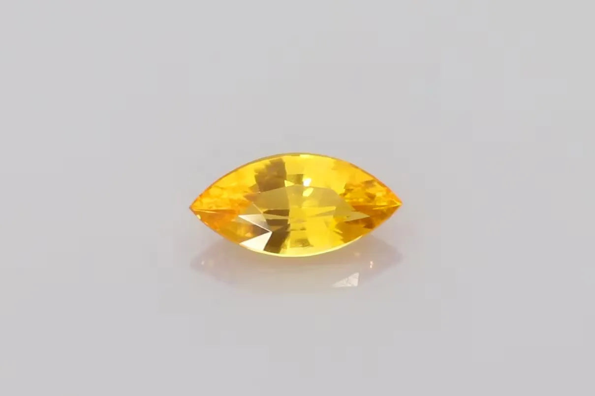 1.10ct Marquise Natural Sapphire (Colour Yellow, Clarity Eye Clean, Cut Faceted)