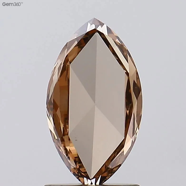 1.27ct Marquise Lab Grown Diamond (Colour Fancy Brown, Clarity VS1, Uncertified)