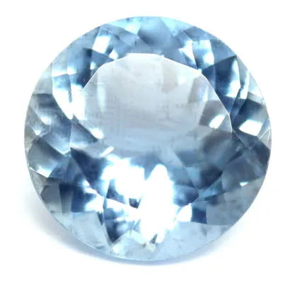 1.50ct Round Natural Aquamarine (Colour Blue, Clarity Eye Clean, Cut Faceted)