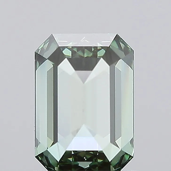 1.53ct Emerald Lab Grown Diamond (Colour Fancy Vivid Green, Clarity VVS2, IGI Certified)
