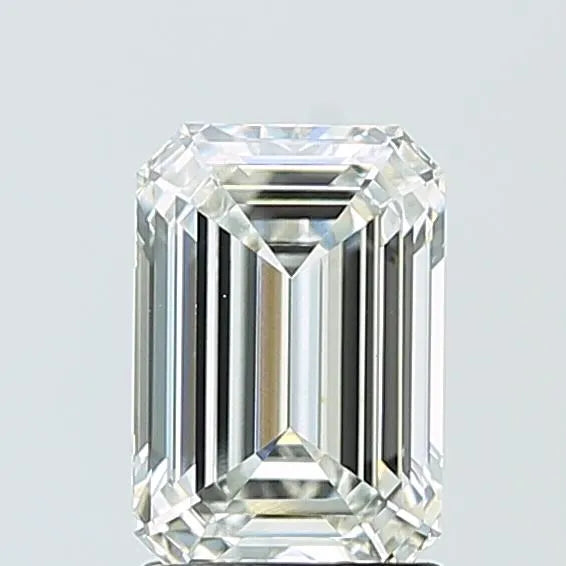1.54ct Emerald Lab Grown Diamond (Colour F, Clarity VVS1, IGI Certified)
