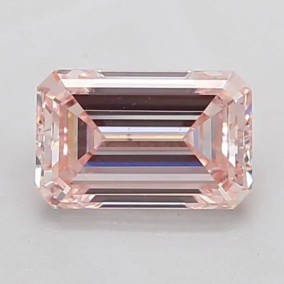 1.60ct Emerald Lab Grown Diamond (Colour Fancy Intense Pink, Clarity VS2, IGI Certified)