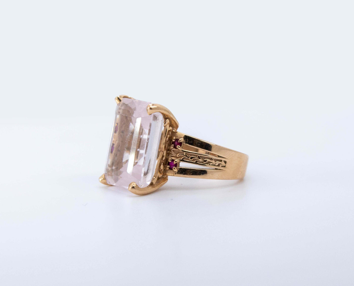 The Caitlyn Pink Kunzite Rose Gold Ring | Lisa Robin