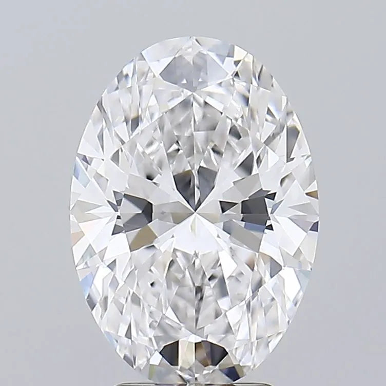 4.01ct Oval Lab Grown Diamond (Colour E, Clarity VVS2, IGI Certified)