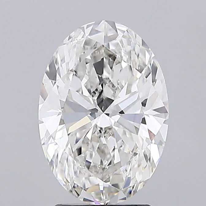 2.86ct Oval Lab Grown Diamond (Colour G, Clarity VS2, IGI Certified)