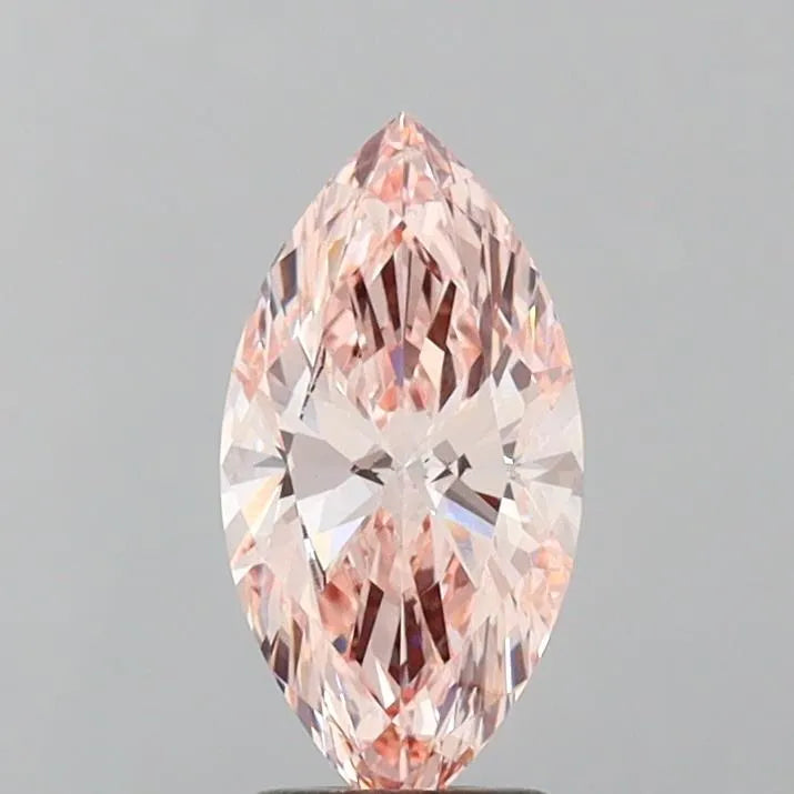 2.02ct Marquise Lab Grown Diamond (Colour Fancy Pink, Clarity VS2, IGI Certified)