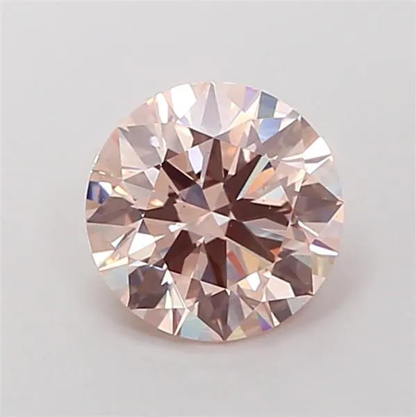 2.04ct Round Lab Grown Diamond (Colour Fancy Light Pink, Clarity VS2, Cut ID, IGI Certified)