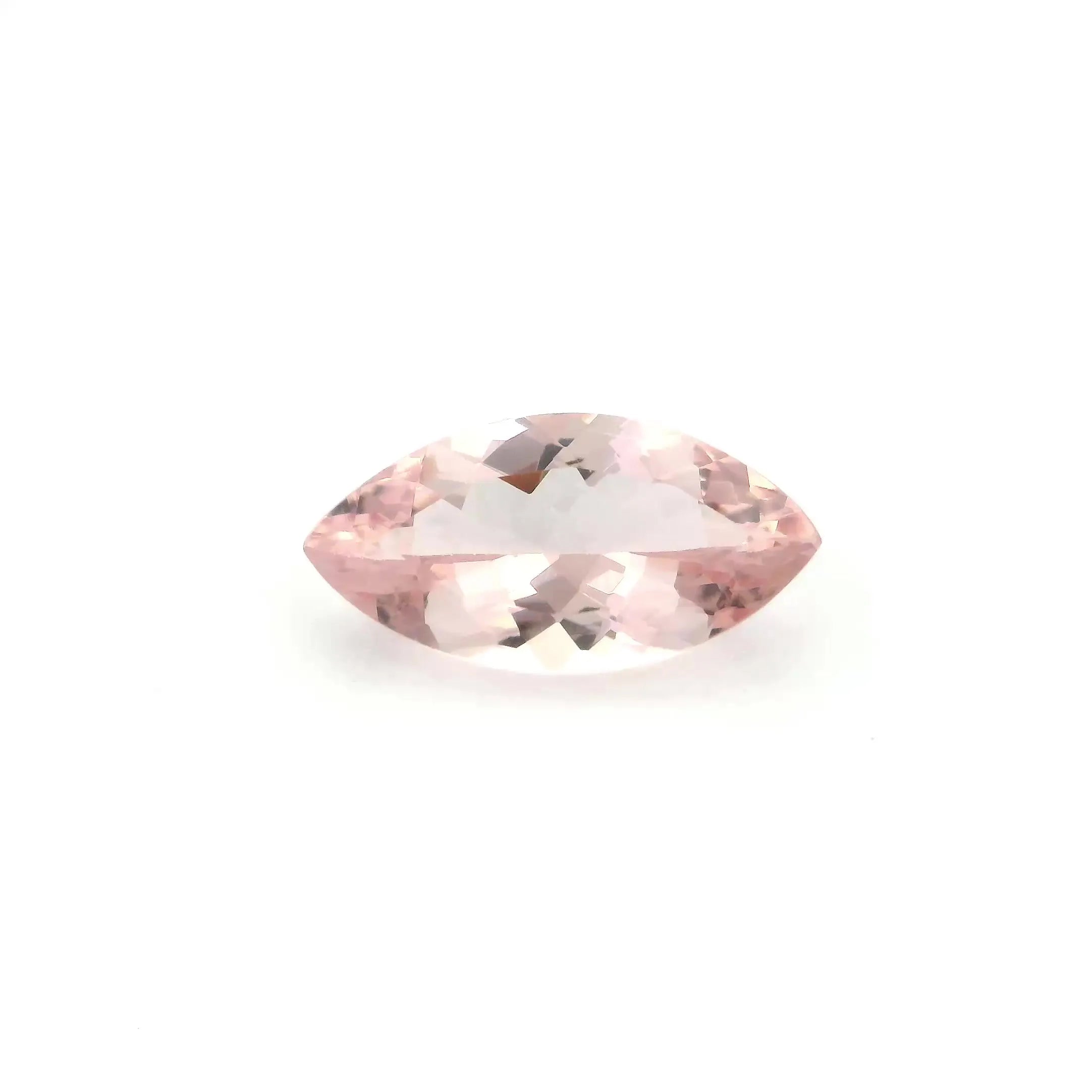 2.14ct Marquise Natural Morganite (Colour Pink, Clarity Eye Clean, Cut Faceted)