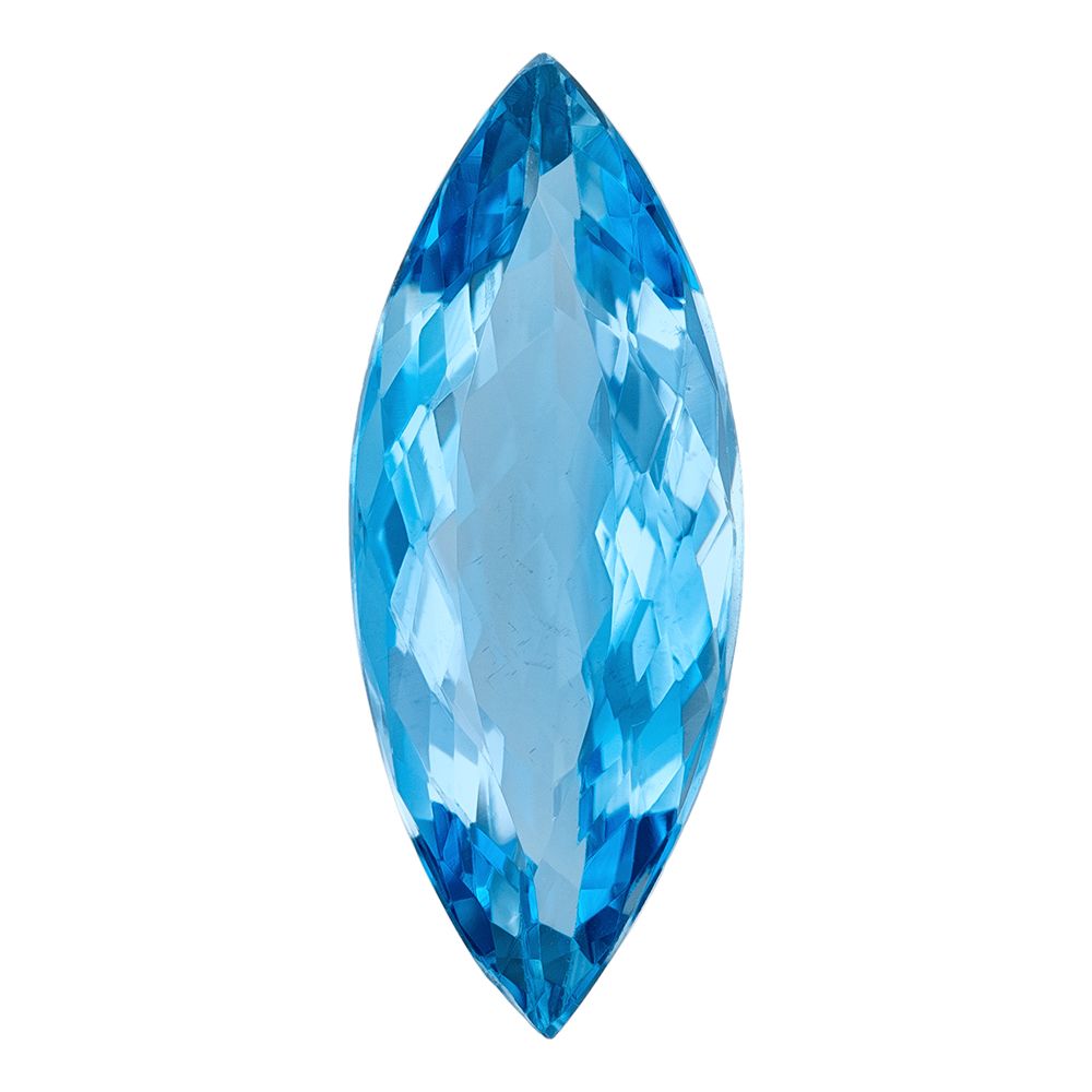 2.25ct Marquise Natural Aquamarine (Colour Blue, Clarity Eye Clean, Cut Faceted)
